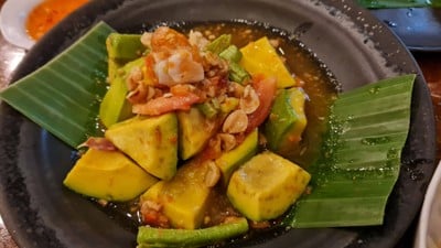 เมนูของร้าน บ้านส้มตำ สาทร