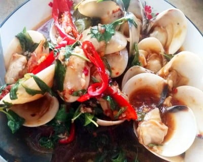 หอยตลับผัดพริกเผา