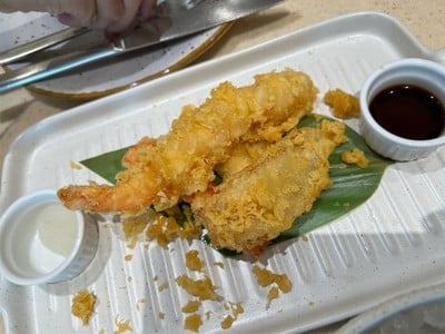 เทมปุระกุ้งและผัก