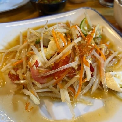 ตำไทยไข่เค็ม