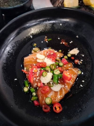 แซลมอนดองซีอิ๊ว