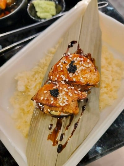 Foie Gras Bamboo Roll