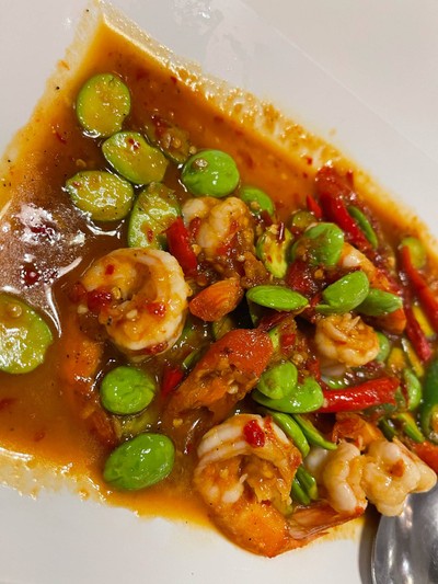 สะตอผัดกะปิกุ้ง