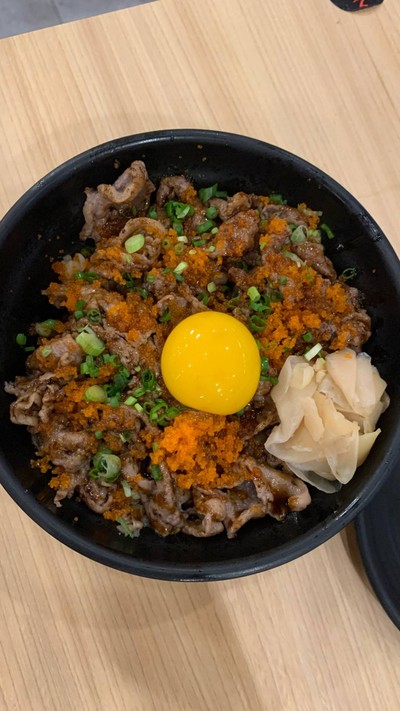 ข้าวหน้าเนื้อวากิว
