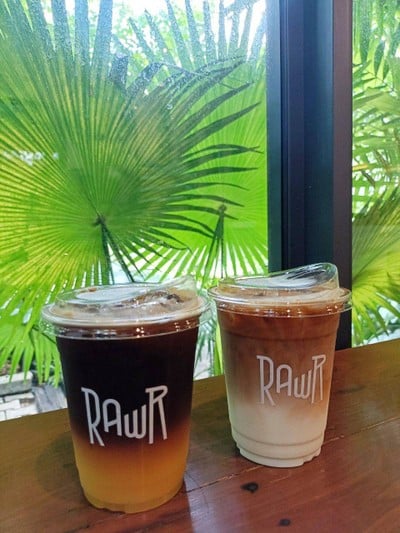 เมนูของร้าน RAWR Cafe