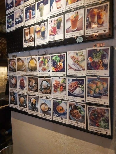 ป้ายราคาหรือสมุดเมนู