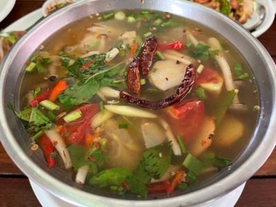 ต้มแซ่บเอ็นหมู