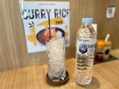 🍶 Mineral Water. (Price 15 Baht.)