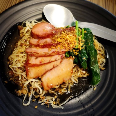 บะหมี่หมูแดงแห้ง