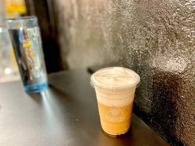 ☕️ Iced Cappuccino. (Price 60 Baht.)