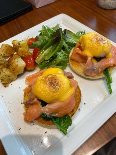 Salmon Egg Benedict