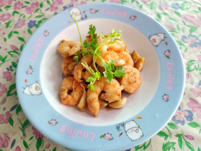 กุ้งกระเทียมหอมๆ