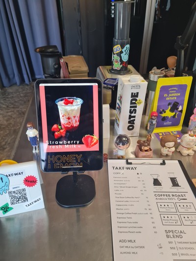 ป้ายราคาหรือสมุดเมนู