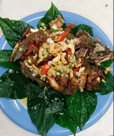 วิธีทำ ปลากะพงทอดสมุนไพร