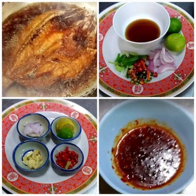 วิธีทำ ปลากะพงทอดสมุนไพร