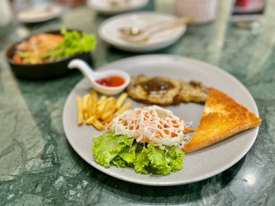 🐽 สเต๊กหมูพริกไทยดำ. (ราคา 79 บาท)