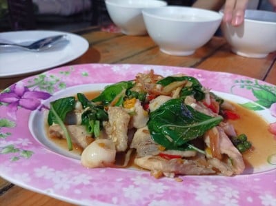 เนื้อปลาผัดฉ่า