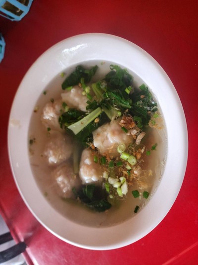 เกี้ยวกุ้งน้ำไม่ใส่อะไร