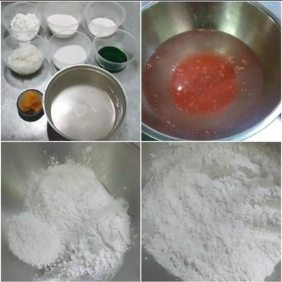 วิธีทำ ขนมเปียกปูนใบเตยหน้ากะทิสด