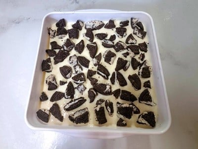 วิธีทำ Oreo Cheese Pie