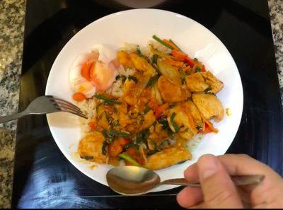 วิธีทำ อกไก่ผัดน้ำพริกเผา อร่อย ง่าย