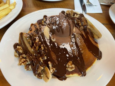Pancakes with Nutella