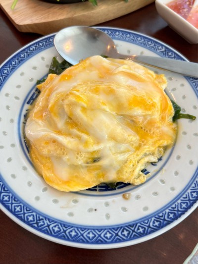 ผักเหลียงผัดไข่