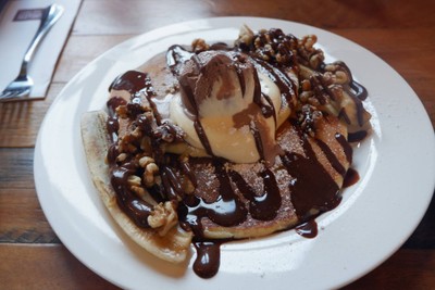 Pancakes with Nutella