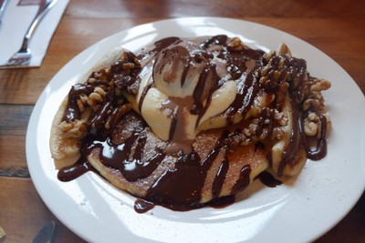 Pancakes with Nutella