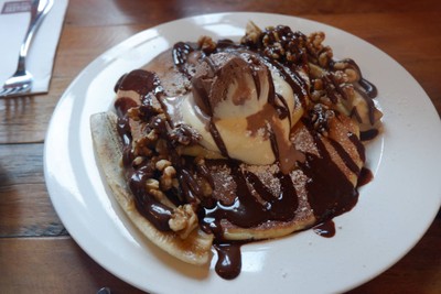 Pancakes with Nutella