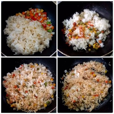 วิธีทำ ข้าวผัดอเมริกัน