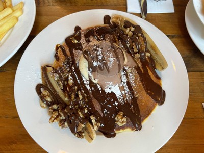 Pancakes with Nutella