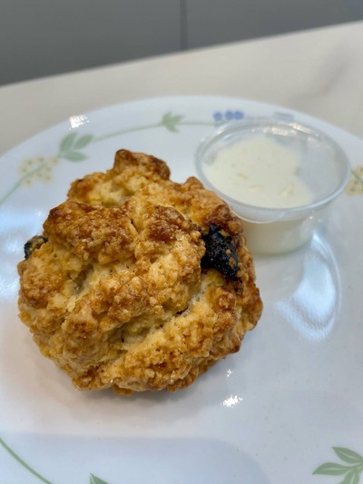 Bluberry Cream Cheese Scone