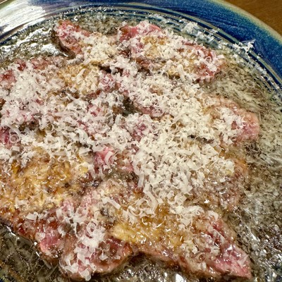 Beef carpaccio