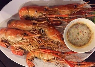 กุ้งเผา 6 ชุด (36ตัว)