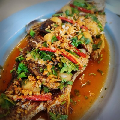 ปลากะพงสามรส
