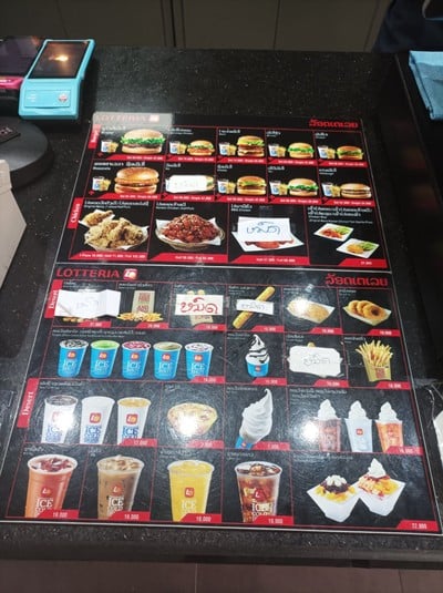 ป้ายราคาหรือสมุดเมนู