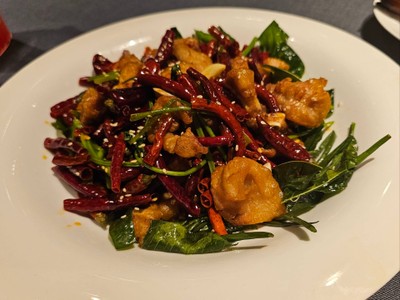 กุ้งคั่วพริก