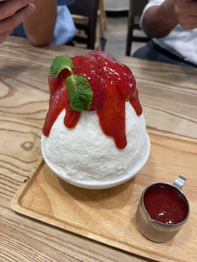 คากิโกริ รสสตอเบอรี่ชีสเค้ก