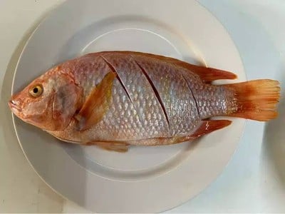วิธีทำ ปลาทับทิมนึ่งซีอิ๊ว