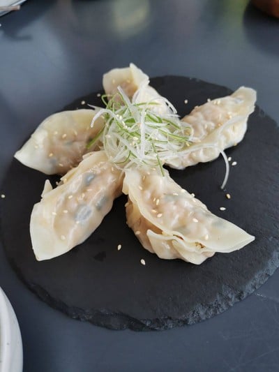 A27 - เกี๊ยวซ่านึ่ง (Homemade steam dumplings) 찐만두 (Imo Recommended)