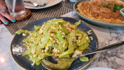 ผัดมะระใส่ไข่