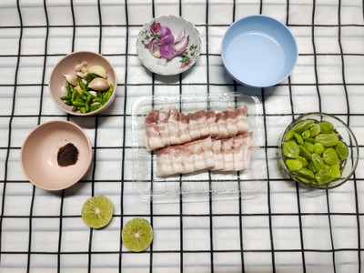 วิธีทำ สามชั้นผัดสะตอ