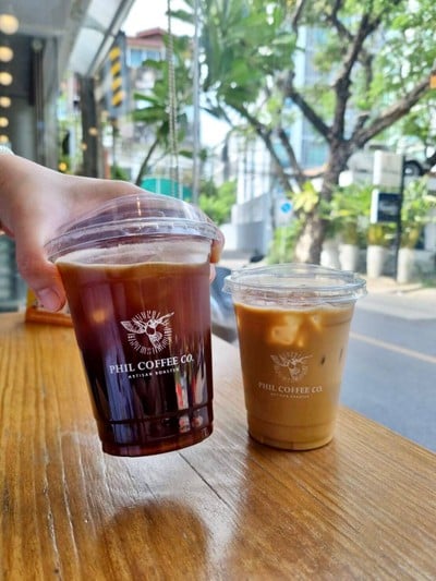 เมนูของร้าน Phil Coffee Company สุขุมวิท