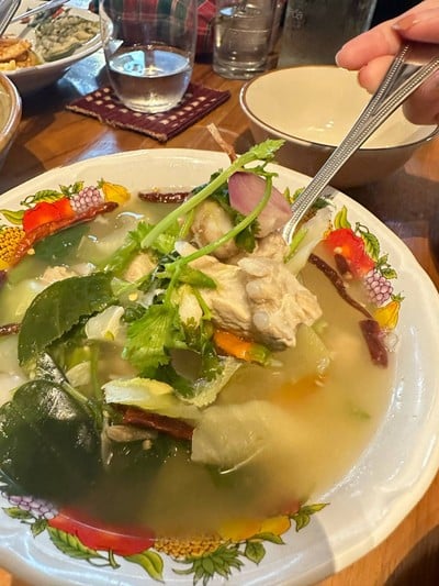 ต้มยำซี่โครงหมู ผักกาดดอง