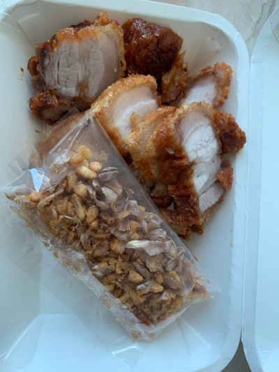 หมูสามชั้นทอด