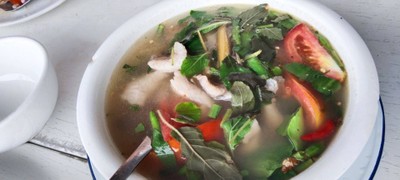 ต้มยำปลาเก๋าแบบถ้วย