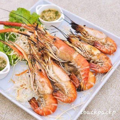 กุ้งเผา