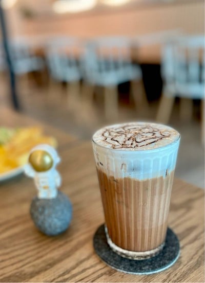 ☕️ Iced Mocha. (Price 70 Baht.)