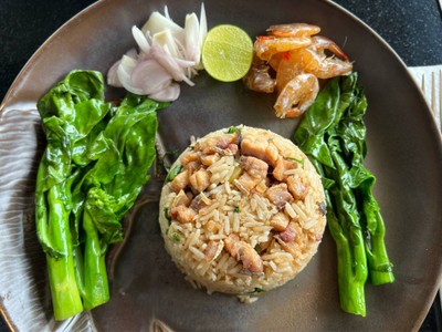 ข้าวผัดคะน้าปลาเค็ม (จานเล็ก)